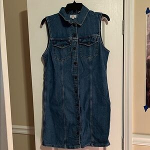 Levi's Blue Denim button down dress
